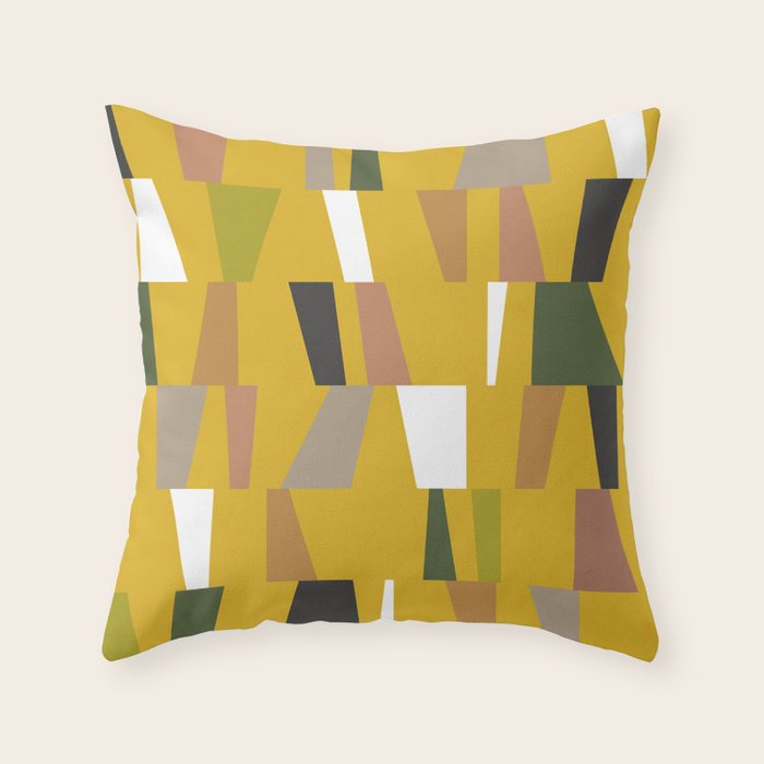 Modern Geometric 46 Throw Pillow Gallery Image 1