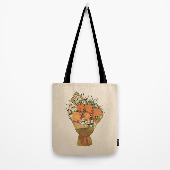Wildflower Bouquet Tote Bag Gallery Image 2