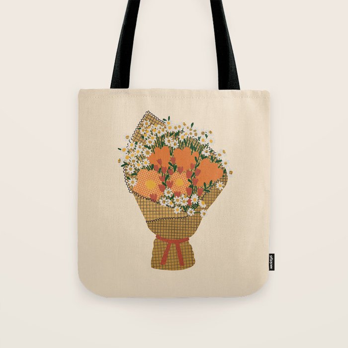 Wildflower Bouquet Tote Bag Gallery Image 1