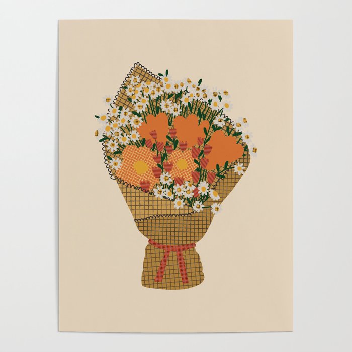 Wildflower Bouquet Poster Gallery Image 4
