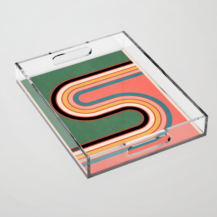 Geometric Shapes 47 Acrylic Tray Gallery Image 1