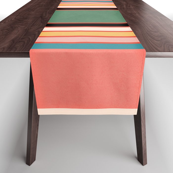Geometric Shapes 47 Table Runner Gallery Image 1