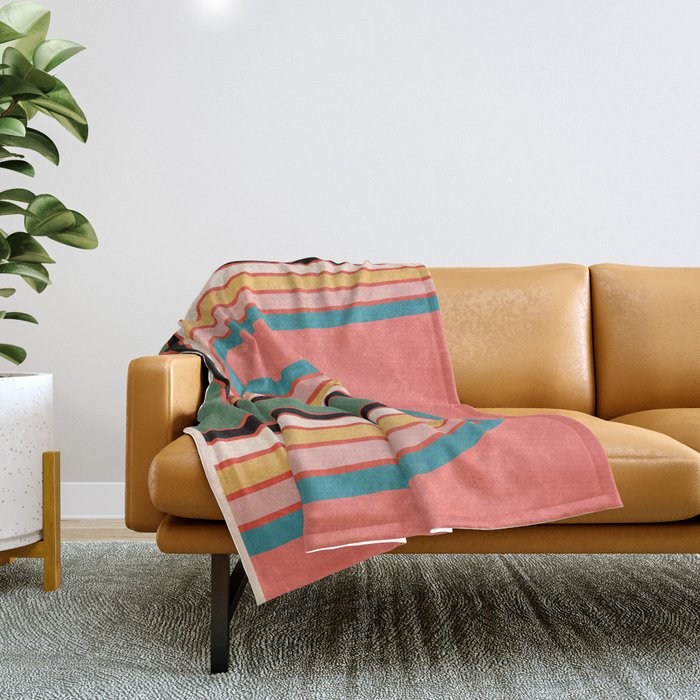 Geometric Shapes 47 Throw Blanket Gallery Image 1