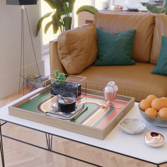 Geometric Shapes 47 Serving Tray Gallery Image 2