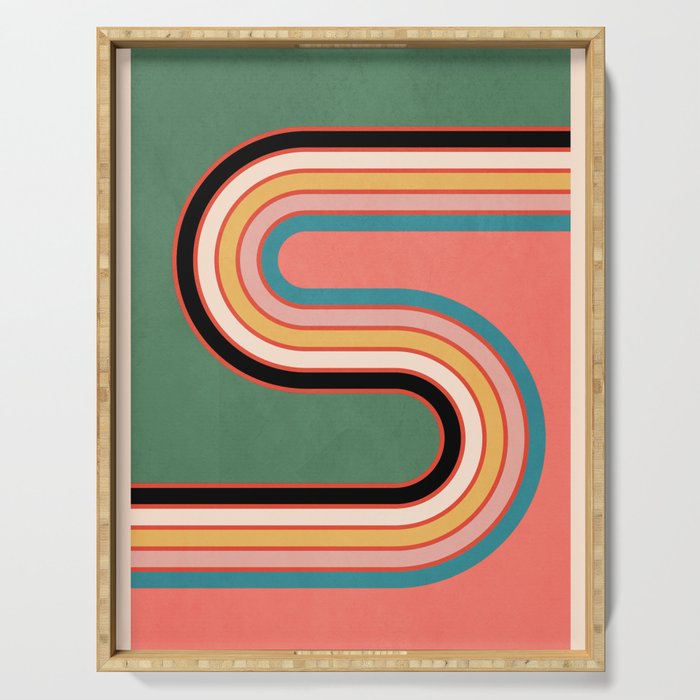 Geometric Shapes 47 Serving Tray Gallery Image 1