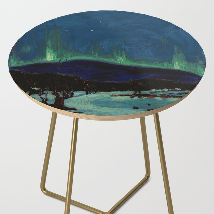 Tom Thomson Northern Lights Canadian Landscape Artist Side Table Gallery Image 2