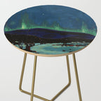 Tom Thomson Northern Lights Canadian Landscape Artist Side Table Gallery Image 2