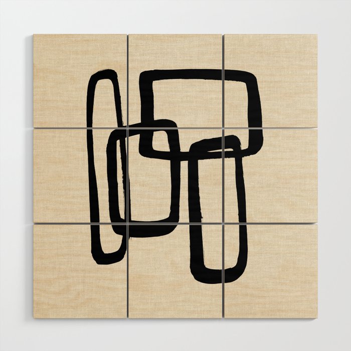Mod Ink Wood Wall Art Gallery Image 1