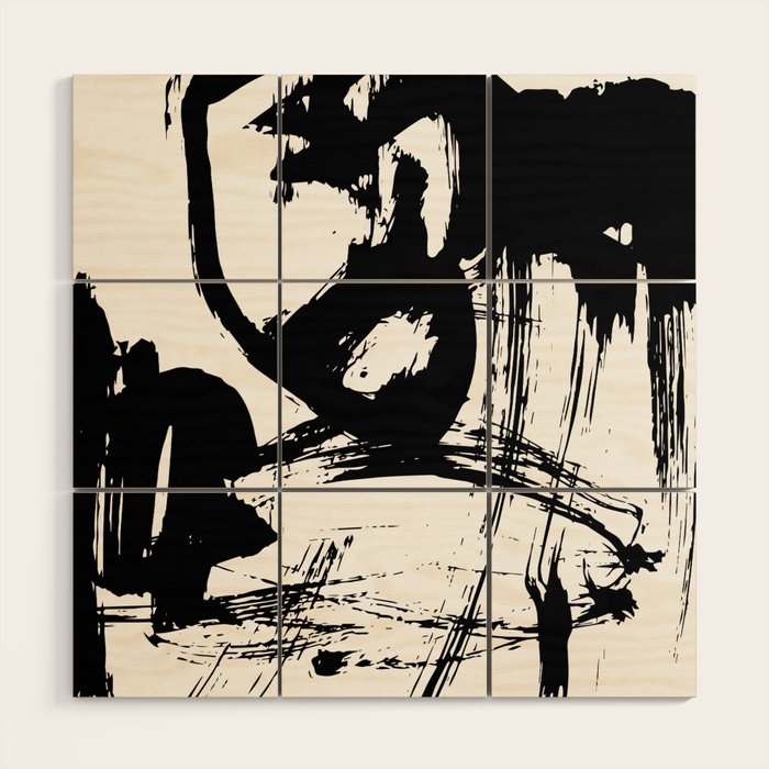 Brushstrokes No.12A by Kathy Morton Stanion Wood Wall Art Gallery Image 1