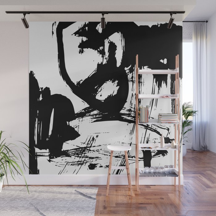 Brushstrokes No.12A by Kathy Morton Stanion Wall Mural