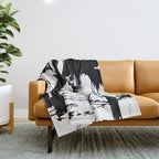Brushstrokes No.12A by Kathy Morton Stanion Throw Blanket Gallery Image 1