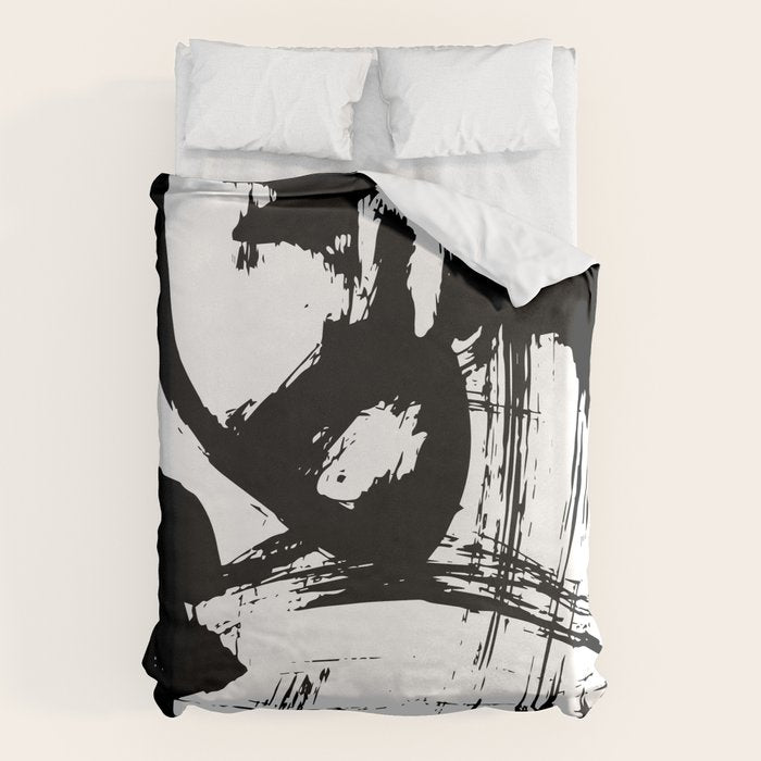 Brushstrokes No.12A by Kathy Morton Stanion Duvet Cover Gallery Image 6