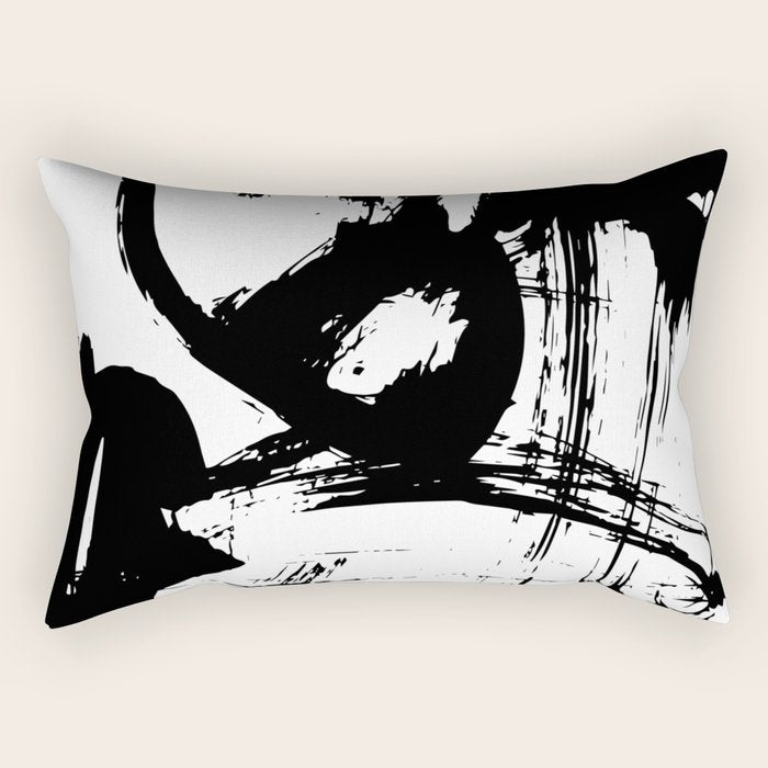 Brushstrokes No.12A by Kathy Morton Stanion Rectangular Pillow Gallery Image 2