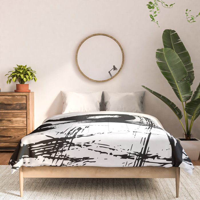 Brushstrokes No.12A by Kathy Morton Stanion Comforter Gallery Image 3