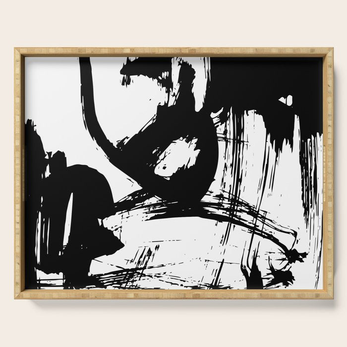 Brushstrokes No.12A by Kathy Morton Stanion Serving Tray Gallery Image 1