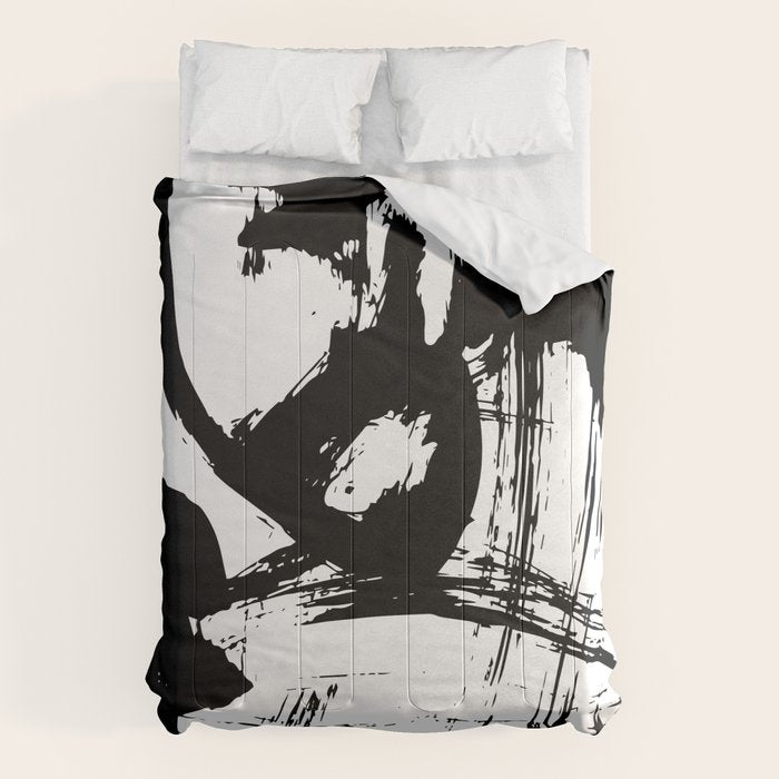 Brushstrokes No.12A by Kathy Morton Stanion Comforter Gallery Image 1