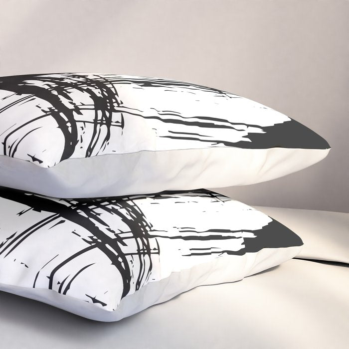 Brushstrokes No.12A by Kathy Morton Stanion Pillow Sham Gallery Image 3