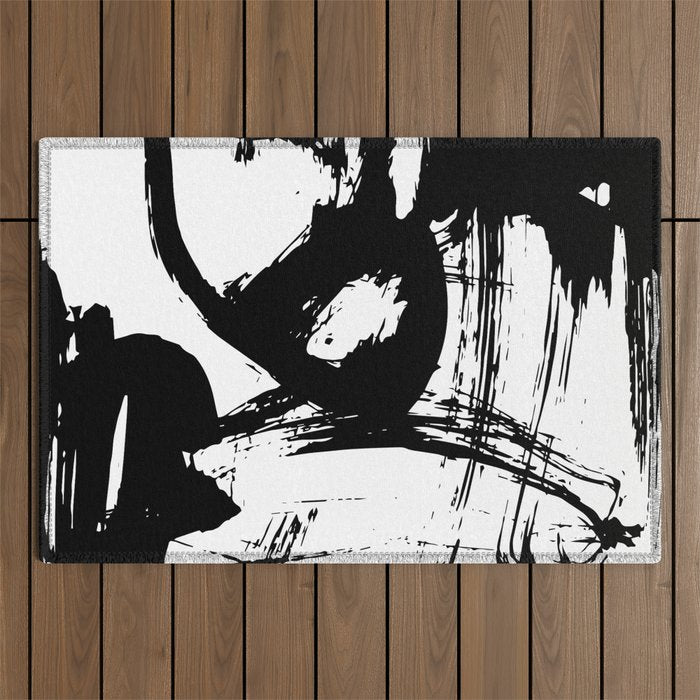 Brushstrokes No.12A by Kathy Morton Stanion Outdoor Rug Gallery Image 1