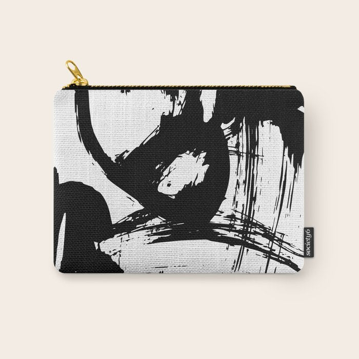 Brushstrokes No.12A by Kathy Morton Stanion Carry All Pouch Gallery Image 1