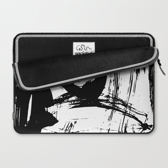 Brushstrokes No.12A by Kathy Morton Stanion Laptop Sleeve Gallery Image 2