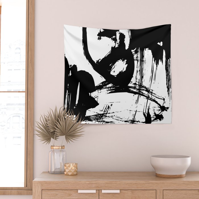Brushstrokes No.12A by Kathy Morton Stanion Wall Tapestry Gallery Image 2