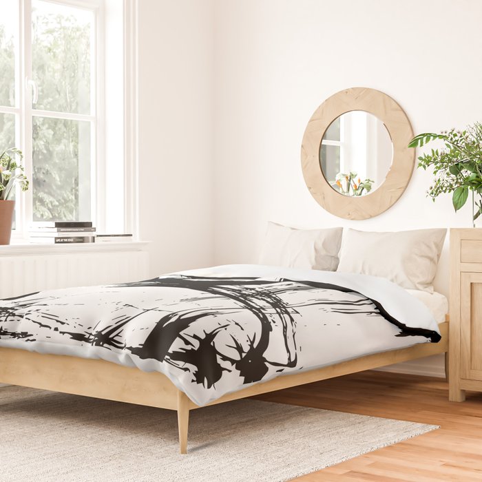 Brushstrokes No.12A by Kathy Morton Stanion Duvet Cover Gallery Image 2