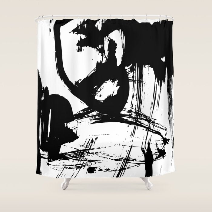 Brushstrokes No.12A by Kathy Morton Stanion Shower Curtain Gallery Image 1