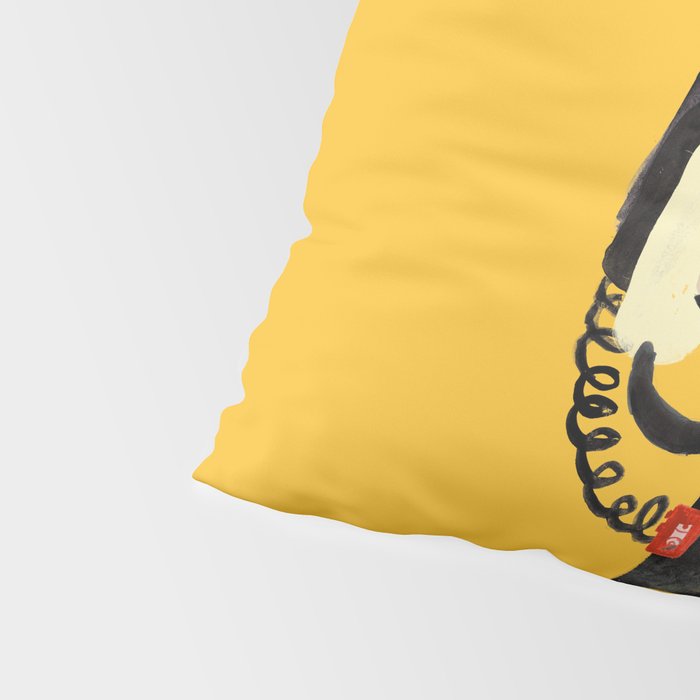 I Love Huge Headphone Pillow Sham Gallery Image 4