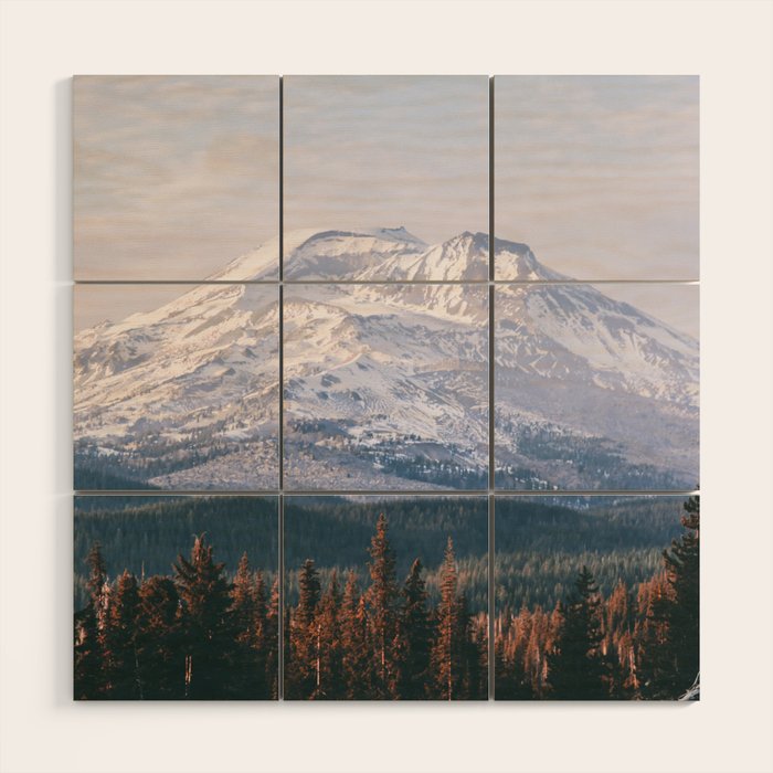 South Sister Wood Wall Art Gallery Image 1