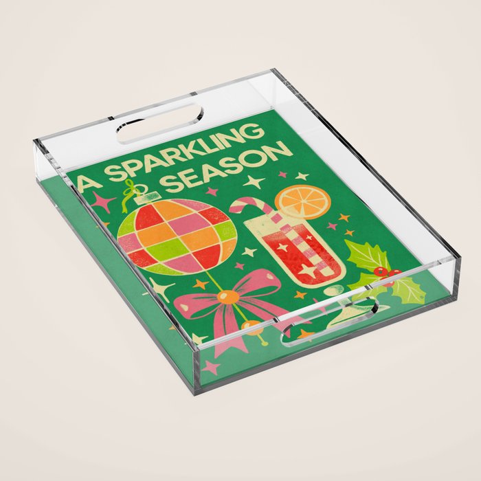 A Sparkling Season Acrylic Tray Gallery Image 1