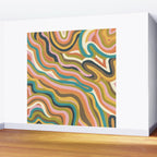 Rainbow Marble Wall Mural Gallery Image 2