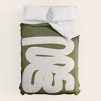 Olive Green Wiggle Run Comforter Gallery Image 6