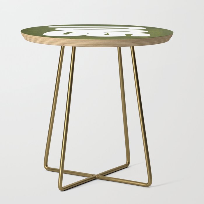 Olive Green Wiggle Run Side Table Gallery Image 1