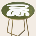 Olive Green Wiggle Run Side Table Gallery Image 2