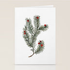 Evergreen Elegance Stationery Card Gallery Image 2
