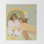 Violet Lamp Throw Blanket Gallery Image 2
