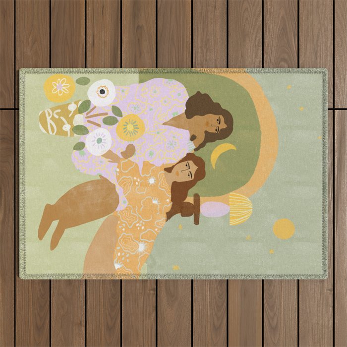 Violet Lamp Outdoor Rug Gallery Image 1