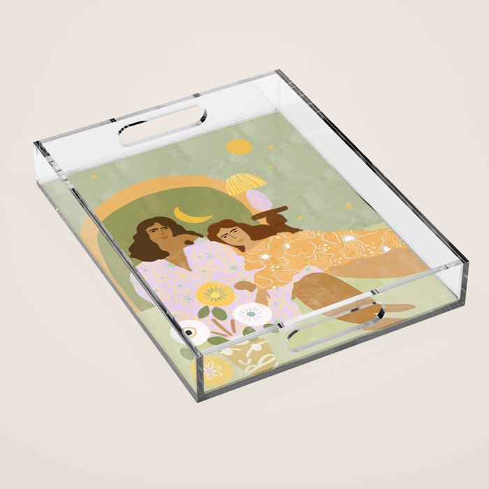 Violet Lamp Acrylic Tray Gallery Image 1