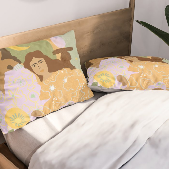Violet Lamp Pillow Sham Gallery Image 2