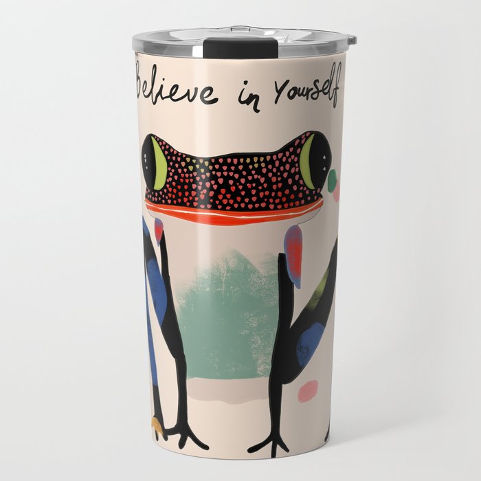 Believe and Leap Travel Mug Gallery Image 1