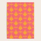 Yellow Fan Florals Poster Gallery Image 4