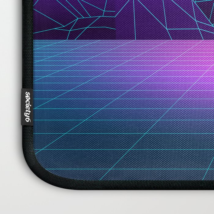 Future Sunset Vaporwave Aesthetic Laptop Sleeve Gallery Image 3