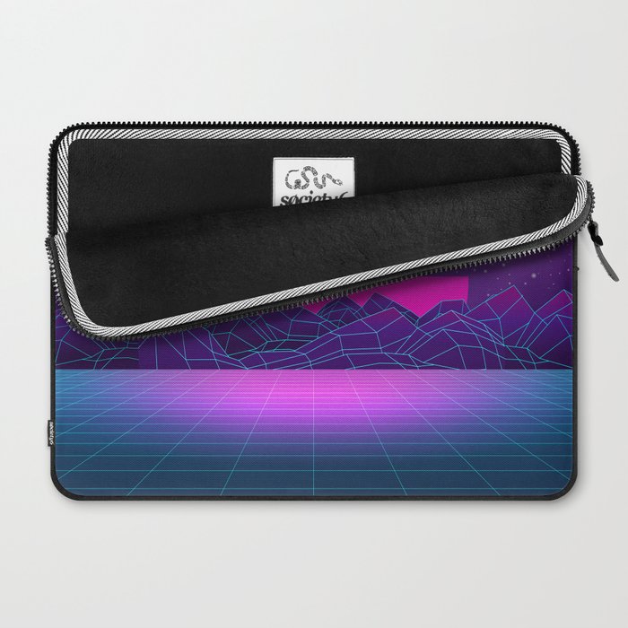 Future Sunset Vaporwave Aesthetic Laptop Sleeve Gallery Image 2