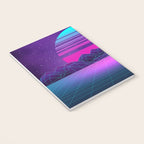 Future Sunset Vaporwave Aesthetic Notebook Gallery Image 3