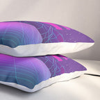 Future Sunset Vaporwave Aesthetic Pillow Sham Gallery Image 3