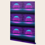 Future Sunset Vaporwave Aesthetic Wallpaper Gallery Image 2