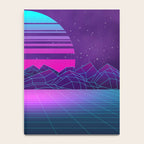 Future Sunset Vaporwave Aesthetic Notebook Gallery Image 4