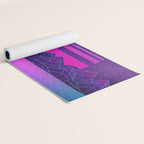 Future Sunset Vaporwave Aesthetic Yoga Mat Gallery Image 2