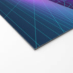 Future Sunset Vaporwave Aesthetic Welcome Mat Gallery Image 2
