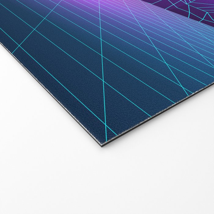 Future Sunset Vaporwave Aesthetic Welcome Mat Gallery Image 2